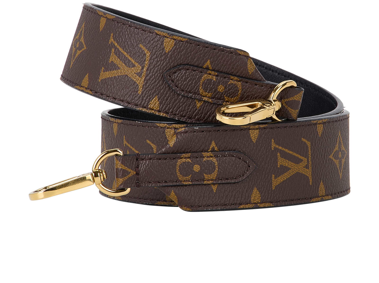 Louis Vuitton Bandouliere Strap, &pound;275, Accessories, Brown, Canvas, Other view